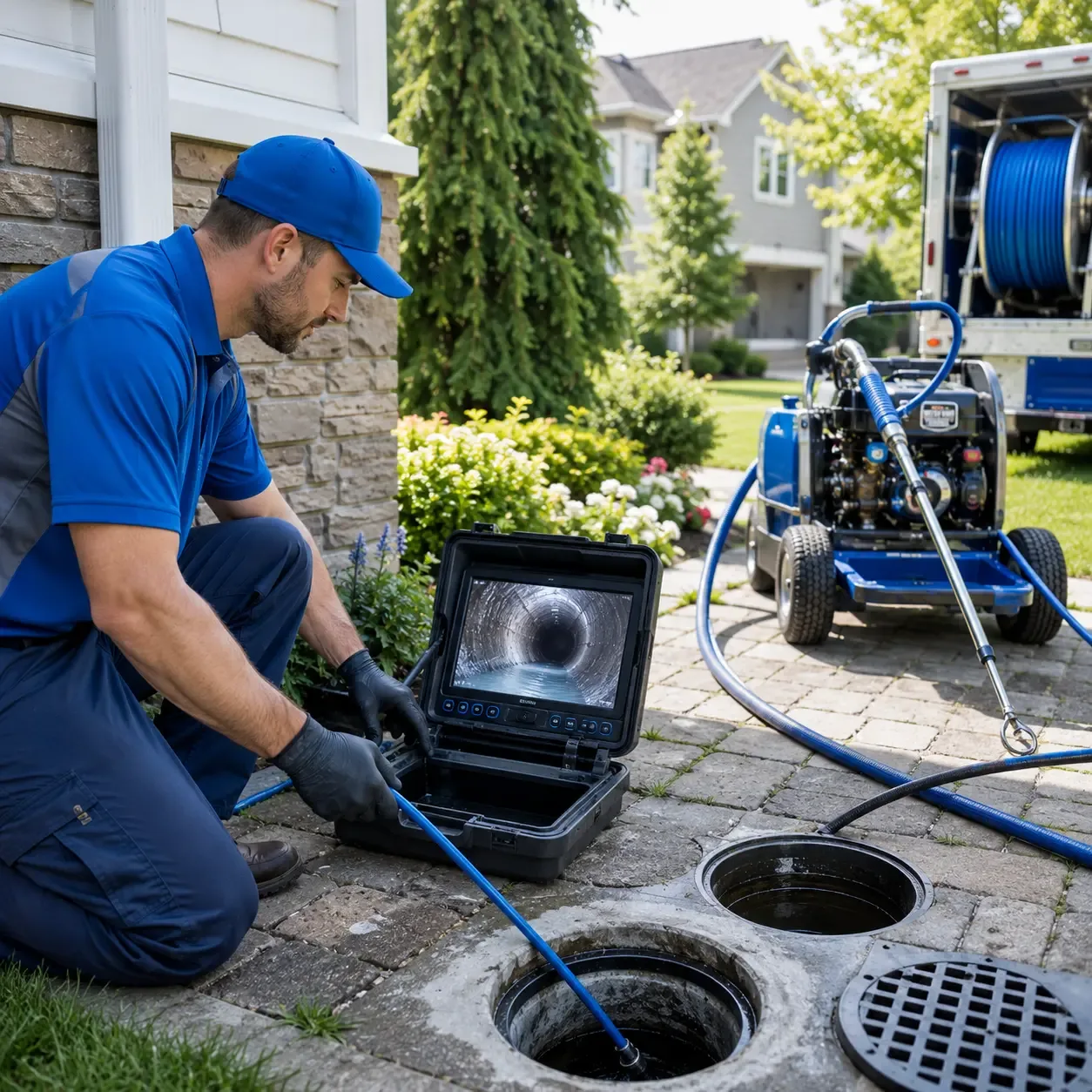 Outdoor drain cleaning professionals serving Pearsall, TX