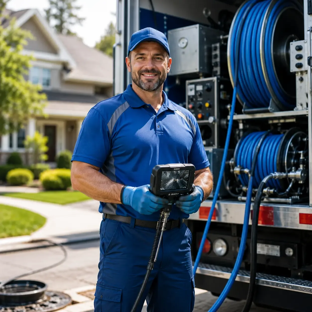 Local outdoor drain cleaning specialists in Pearsall, TX